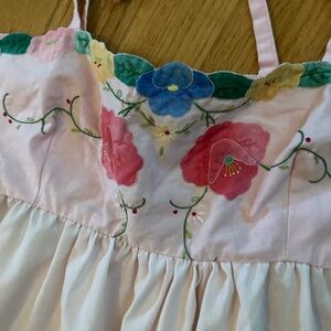 Floral Embroidered Midi Dress